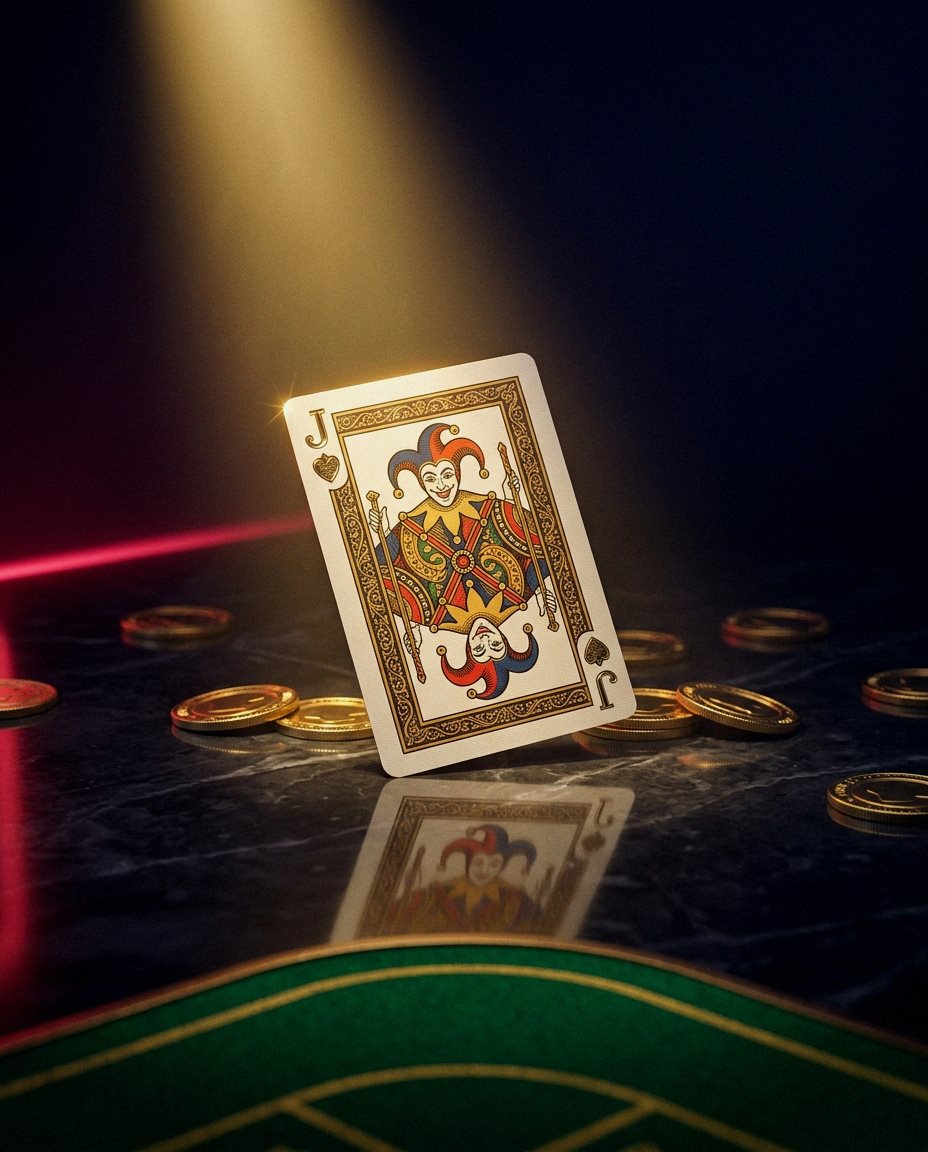 Player viewing casino game interface on screen